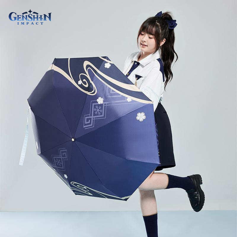 

Зонт унисекс Genshin Impact Foldable синий, Foldable