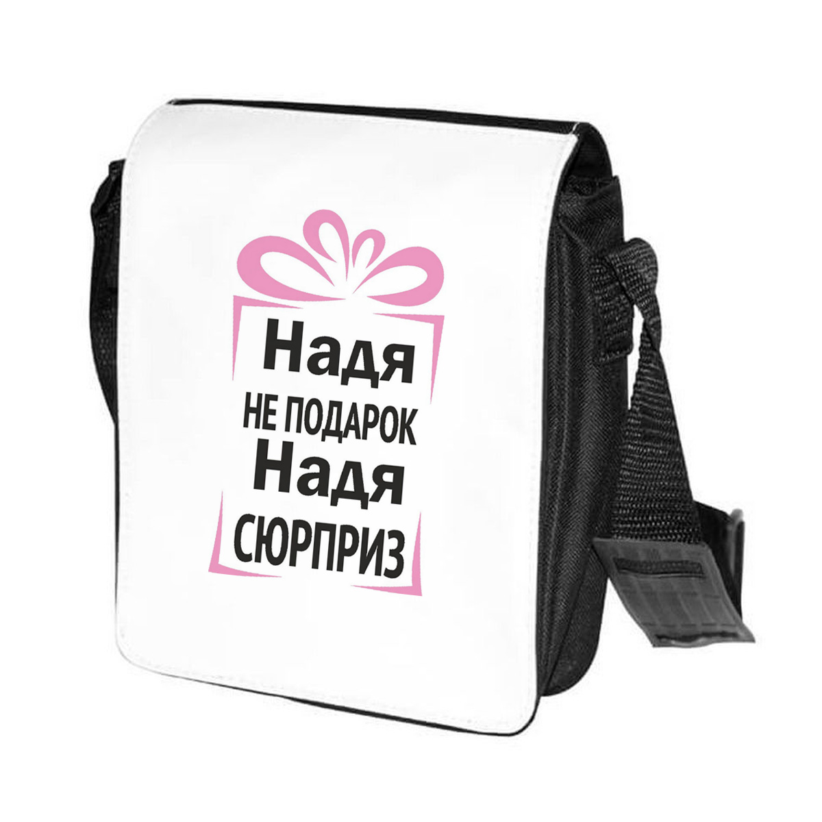 

Сумка женская CoolPodarok CN04632 черно-белый, Черный;белый, CN04632