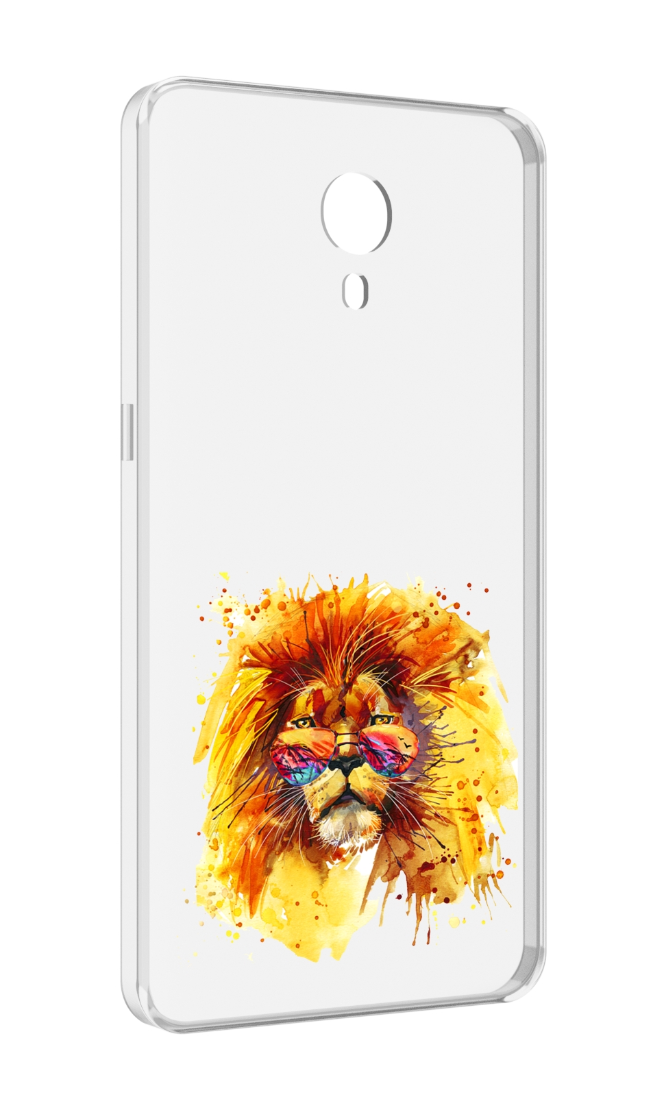 

Чехол MyPads лев в очках для Meizu M3 Note, Прозрачный, Tocco