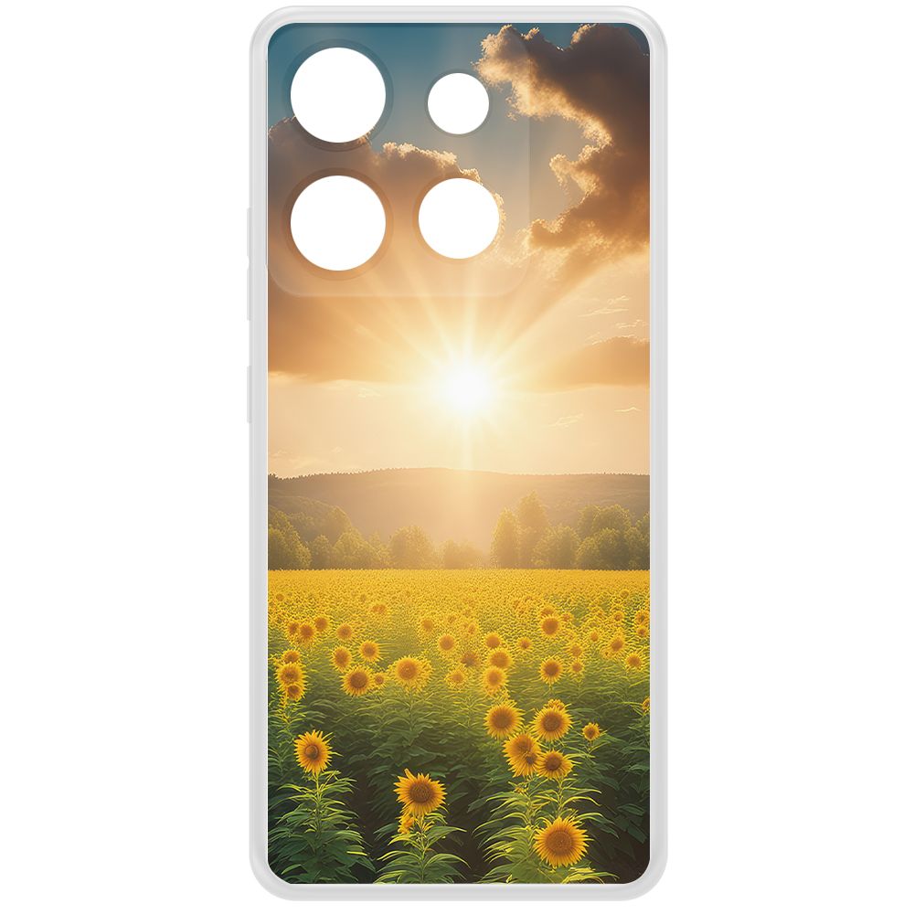 

Чехол-накладка Krutoff Clear Case Солнечно для Infinix Smart 7 HD, Прозрачный