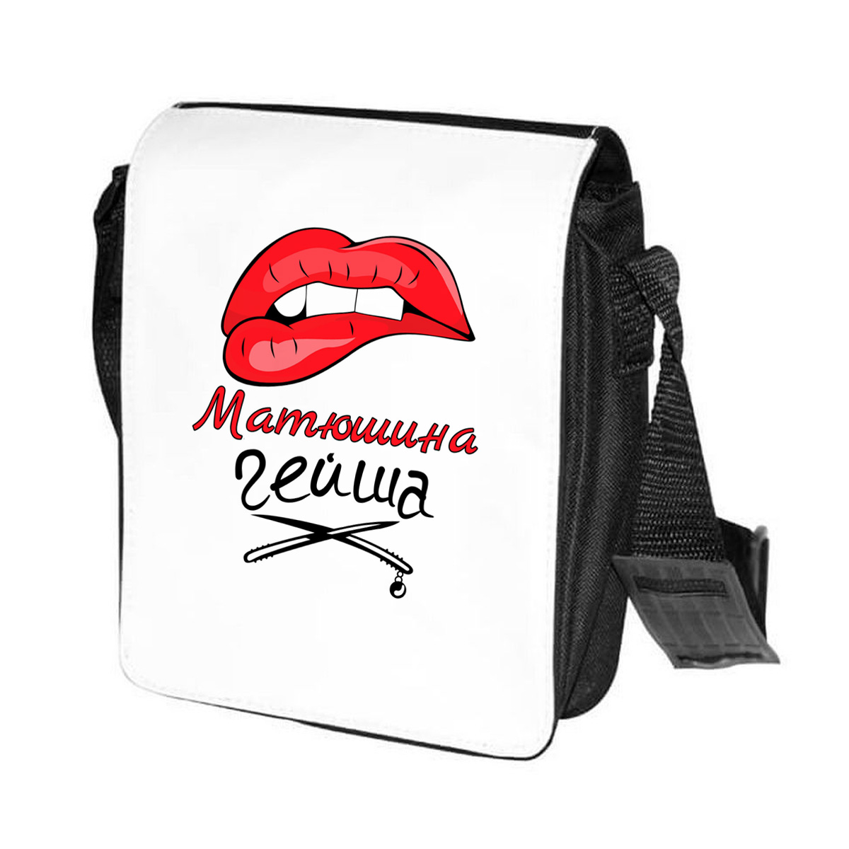 

Сумка женская CoolPodarok CN044997 черно-белый, Черный;белый, CN044997