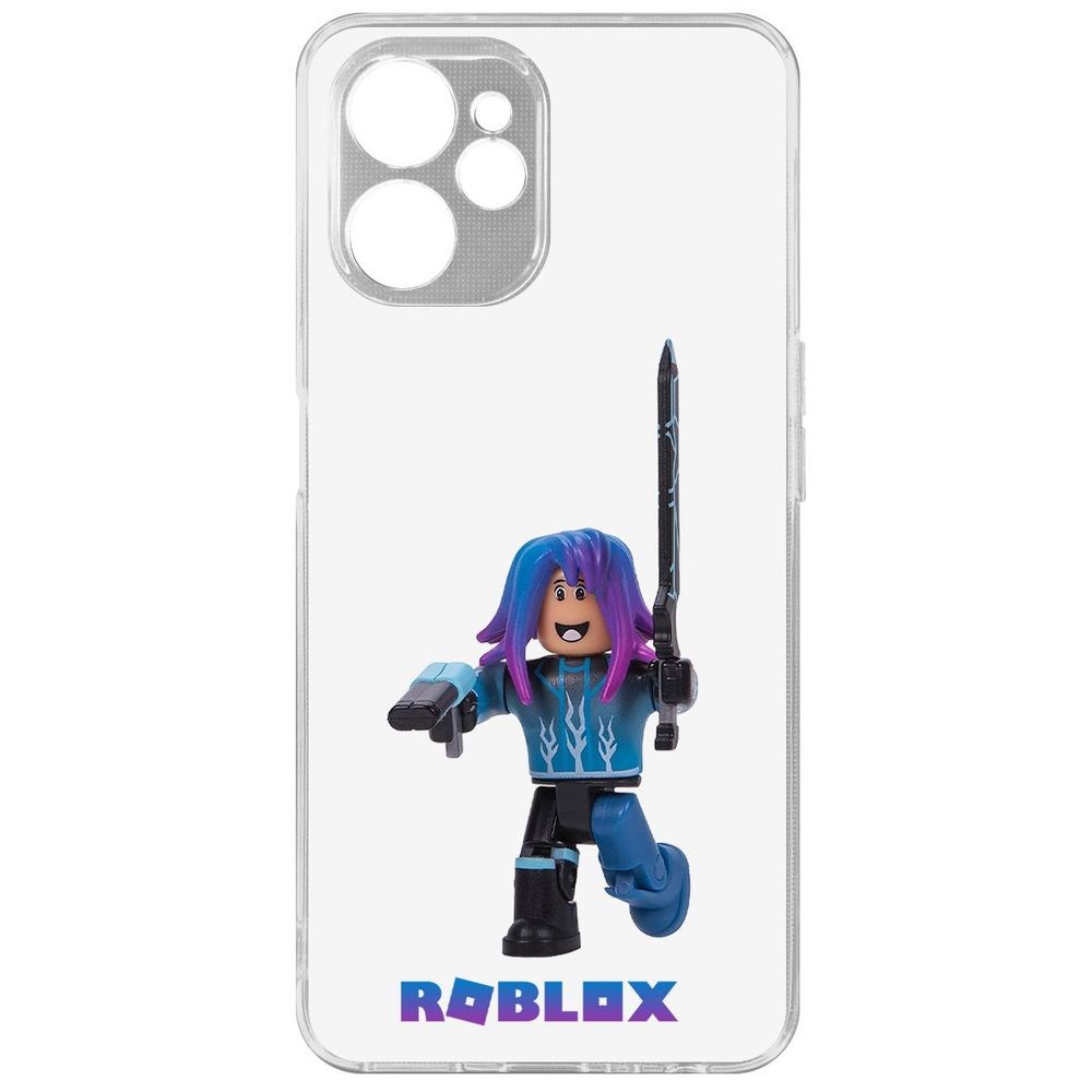 

Чехол Roblox-Паркурщик для Realme 9i 5G, Прозрачный
