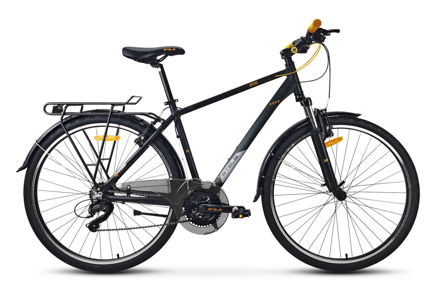 Stels Велосипед Дорожные Navigator 800 Gent 28 V010, год 2021  , ростовка 19, цвет Черный