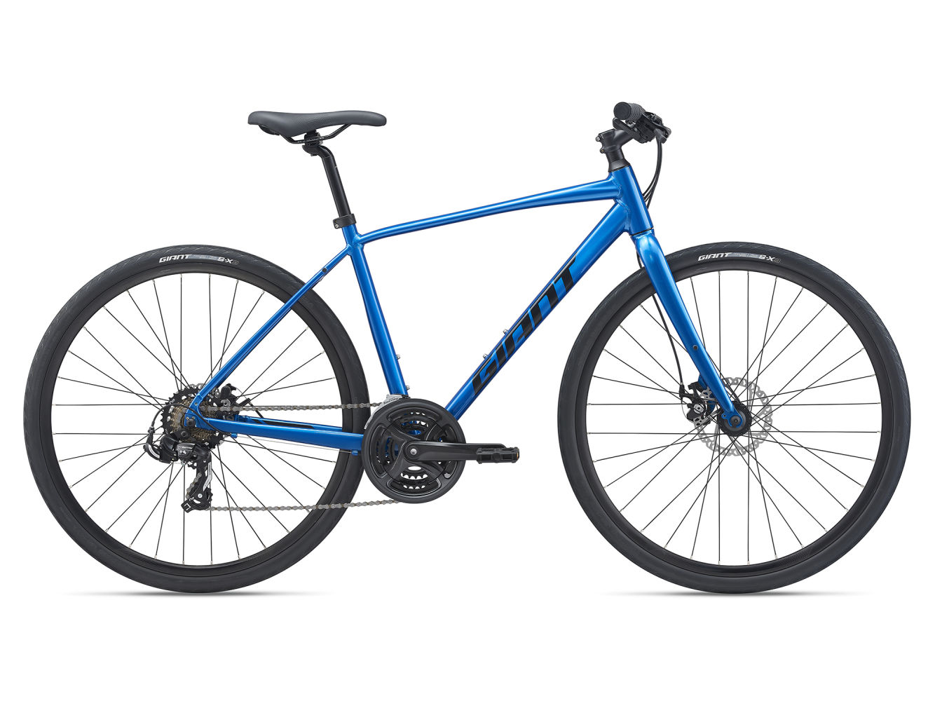 фото Giant велосипед дорожные escape 3 disc, год 2021 , ростовка 23, цвет синий