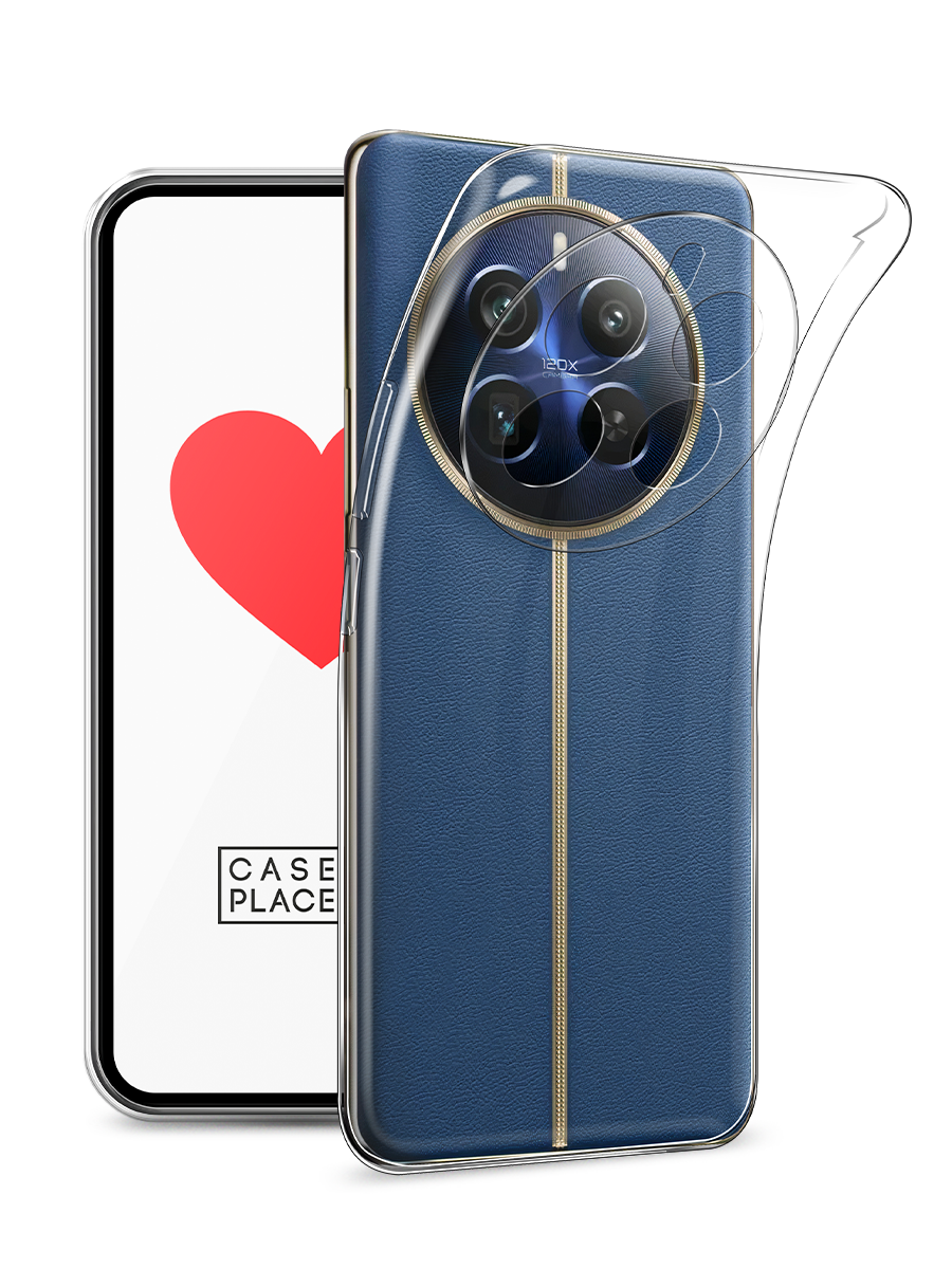 

Чехол на Realme 12+ прозрачный, 2516350-1