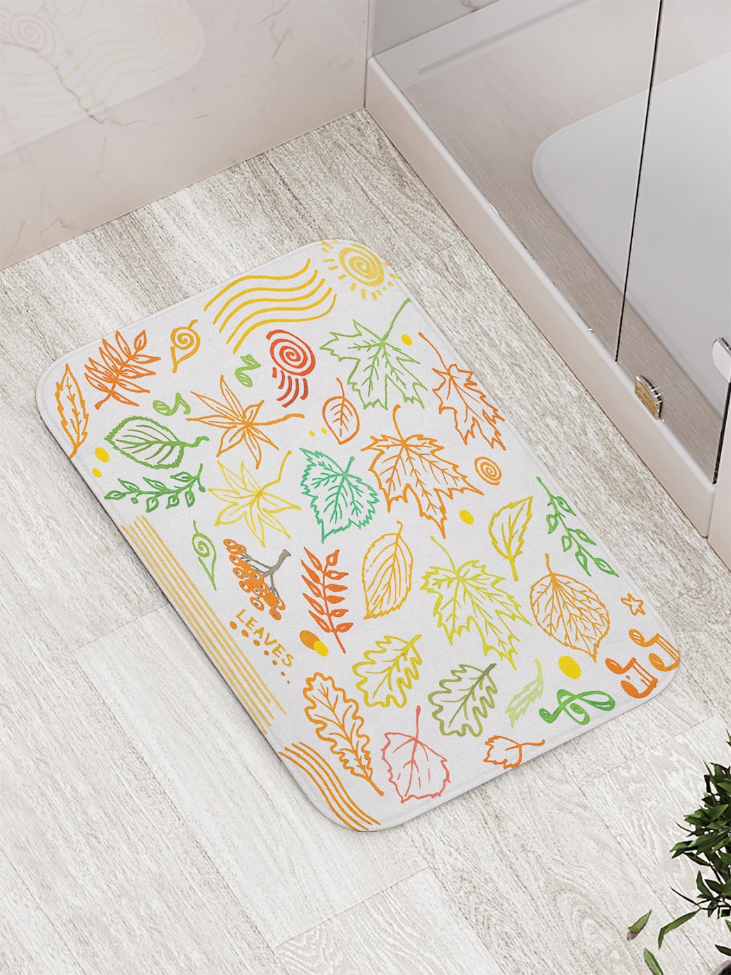 

bath_87694 Коврик противоскользящий для ванной, сауны, бассейна, 77х52 см