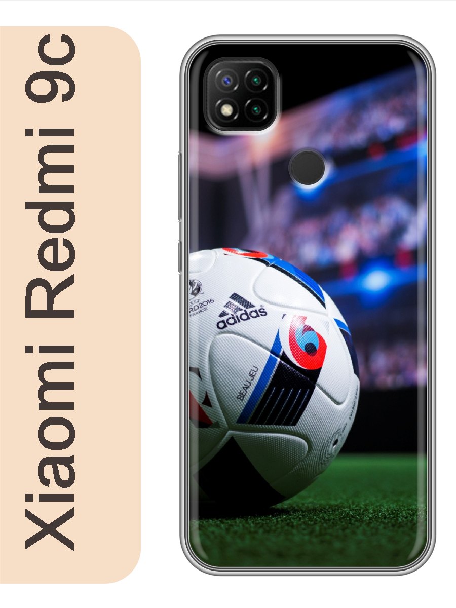 

Чехол на Xiaomi Redmi 9c футбол 615, Прозрачный, red9cspor