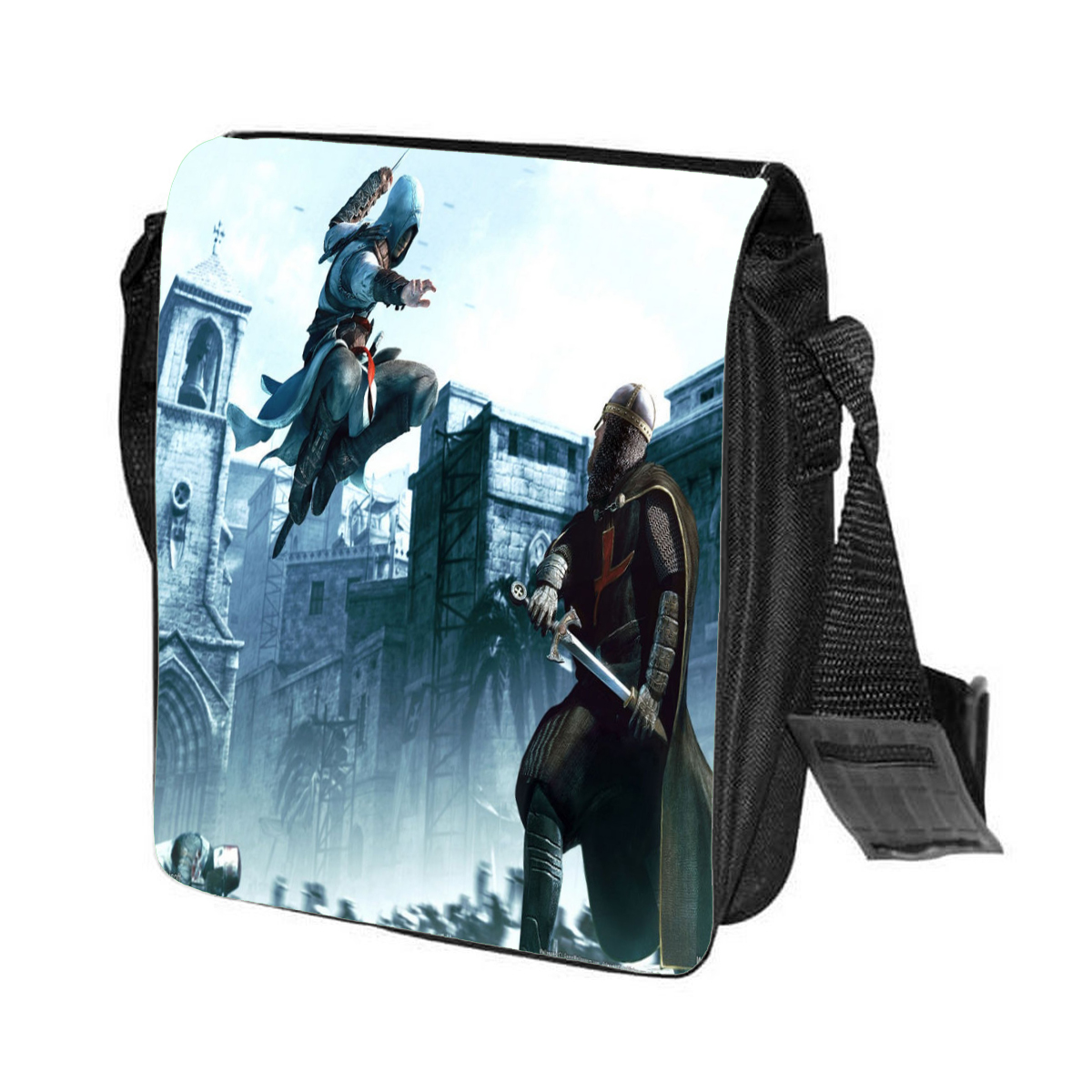 фото Сумка на плечо coolpodarok кредо убийцы прыжок assasins creed