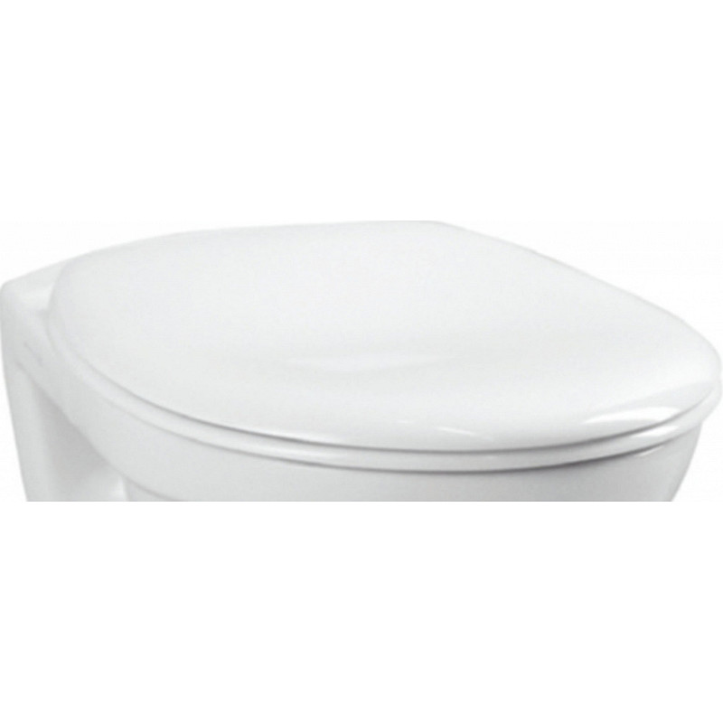 крышка сиденье duravit durastyle 0060590000 с микролифтом удлиненное Крышка-сиденье Norm 84-003-749 дюропласт с микролифтом