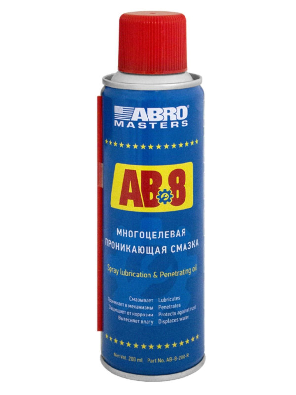 фото Смазка спрей abro ab8 200ml