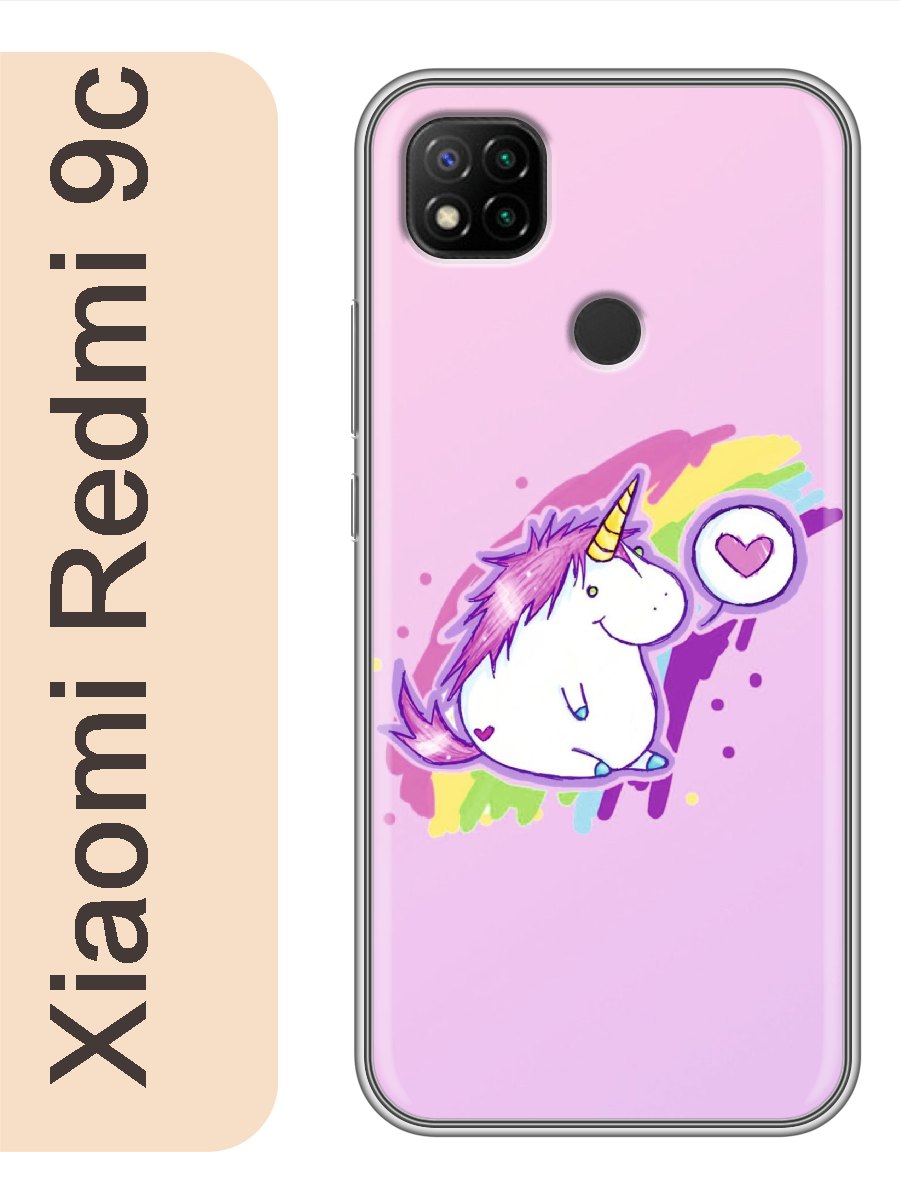 

Чехол на Xiaomi Redmi 9c единорог 495, red9cerog