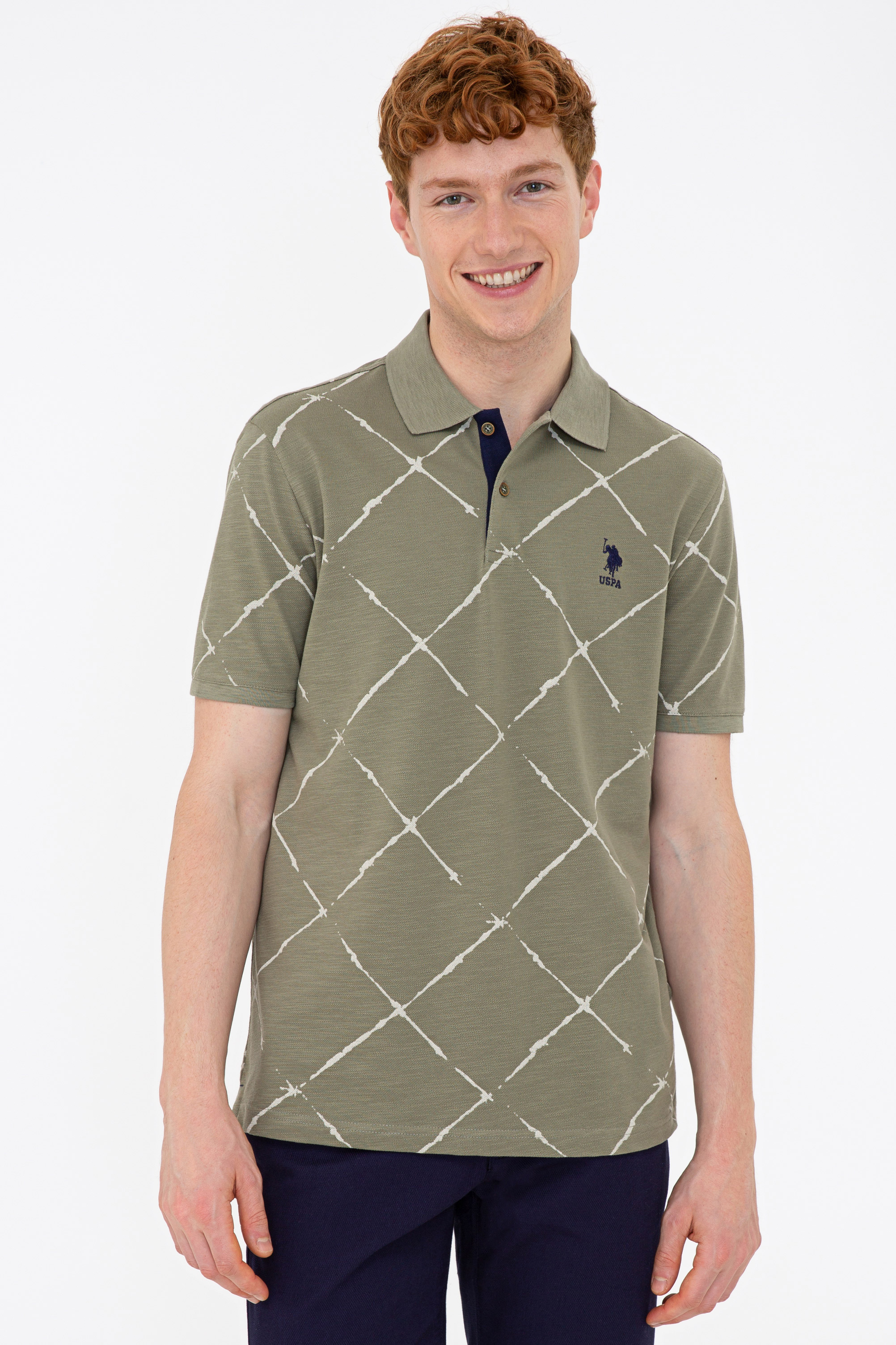 

Футболка мужская U.S. POLO Assn. G081SZ0110JAYLEN хаки M, G081SZ0110JAYLEN
