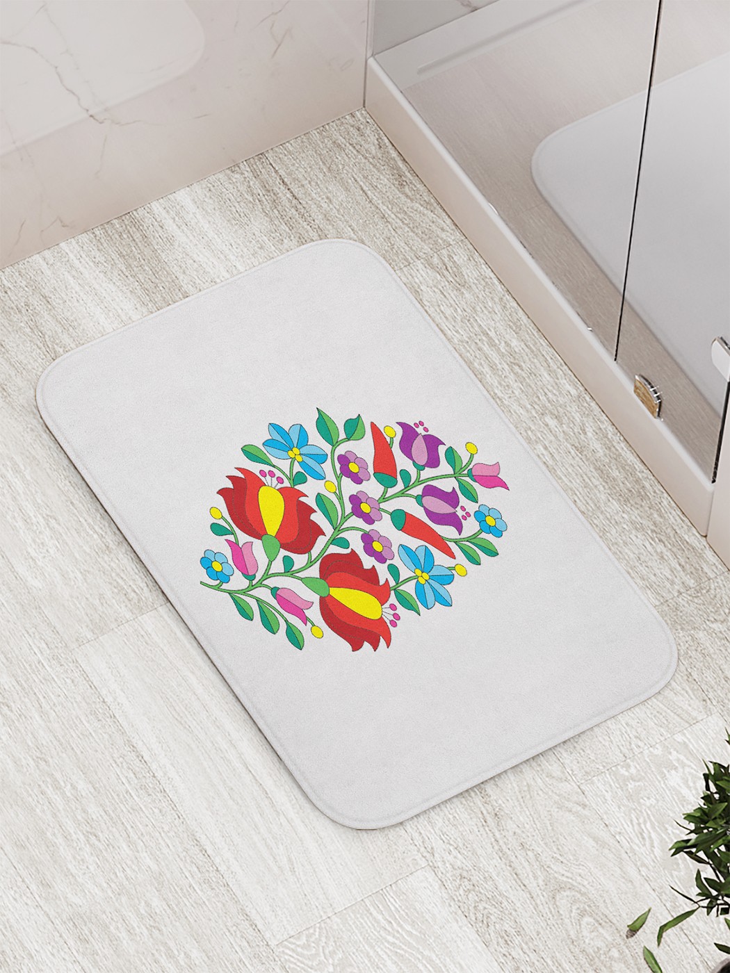 

bath_87570 Коврик противоскользящий для ванной, сауны, бассейна, 77х52 см