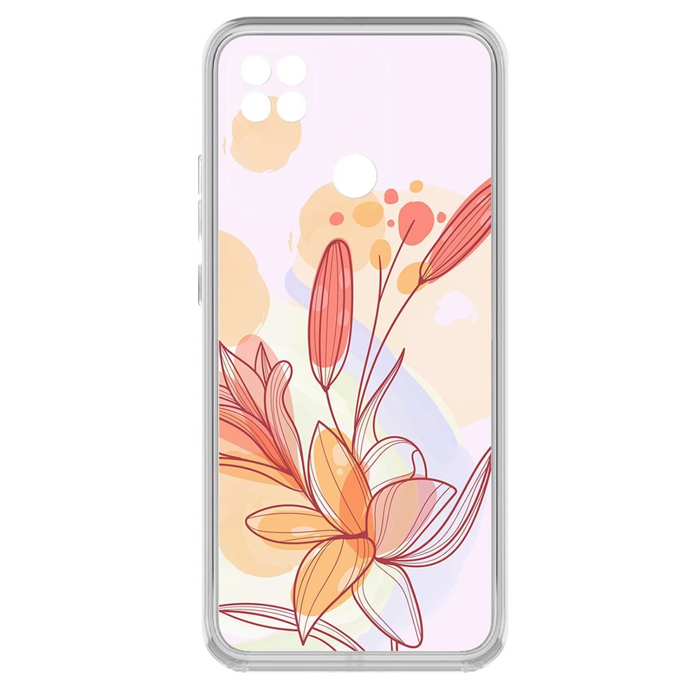 

Чехол-накладка Krutoff Clear Case Фантазия для Xiaomi Redmi 10A, Прозрачный