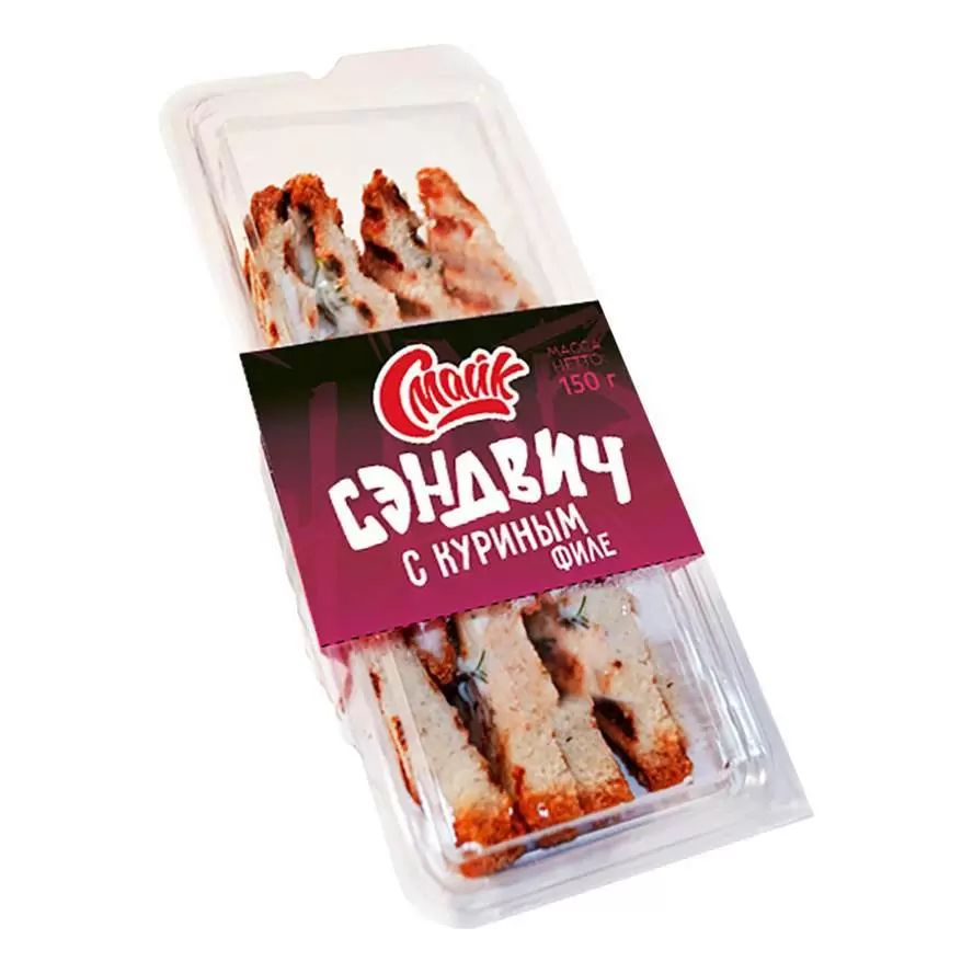 

Сэндвич Смайк с курицей 160 г