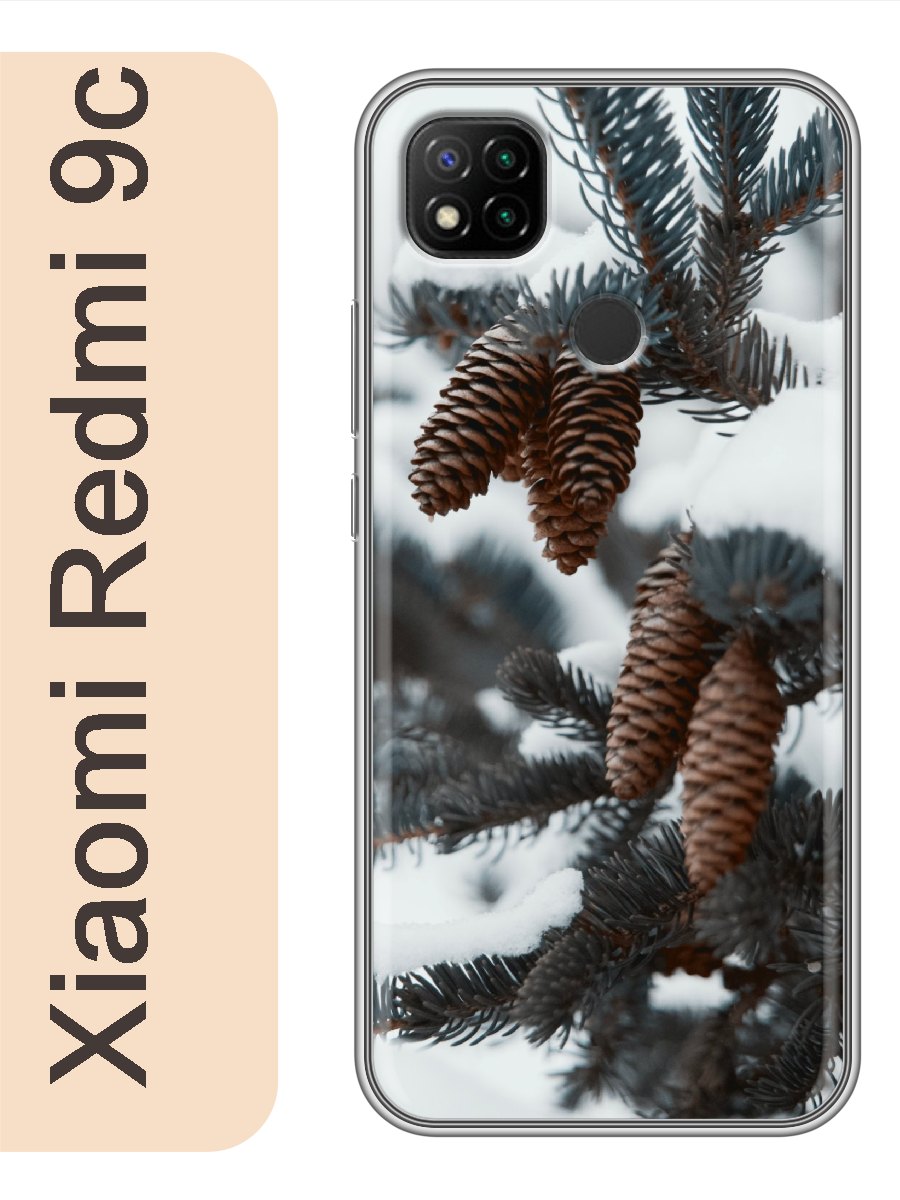 

Чехол на Xiaomi Redmi 9c шишки 451, red9cnewy