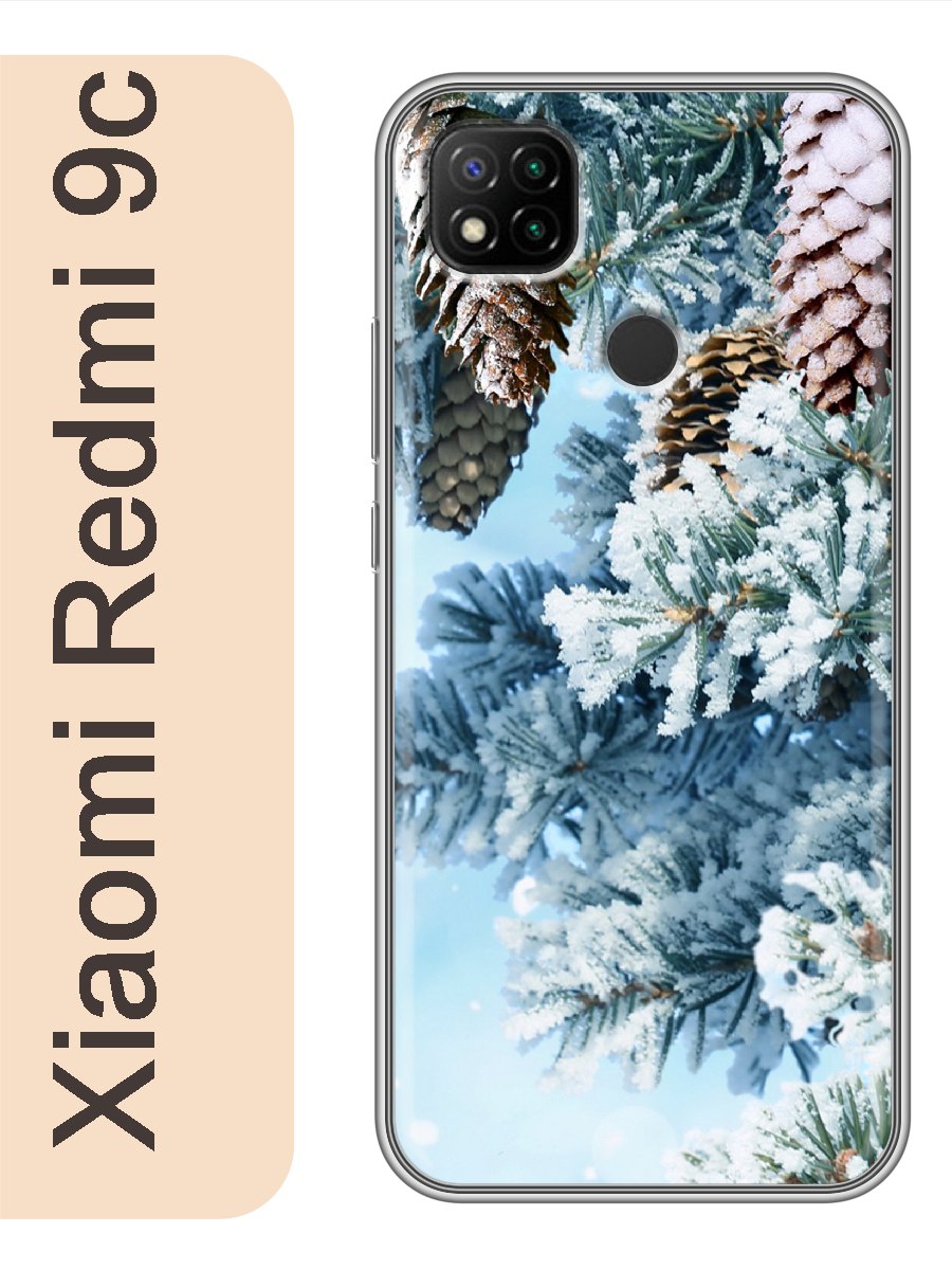 

Чехол на Xiaomi Redmi 9c шишки 450, Прозрачный, red9cnewy