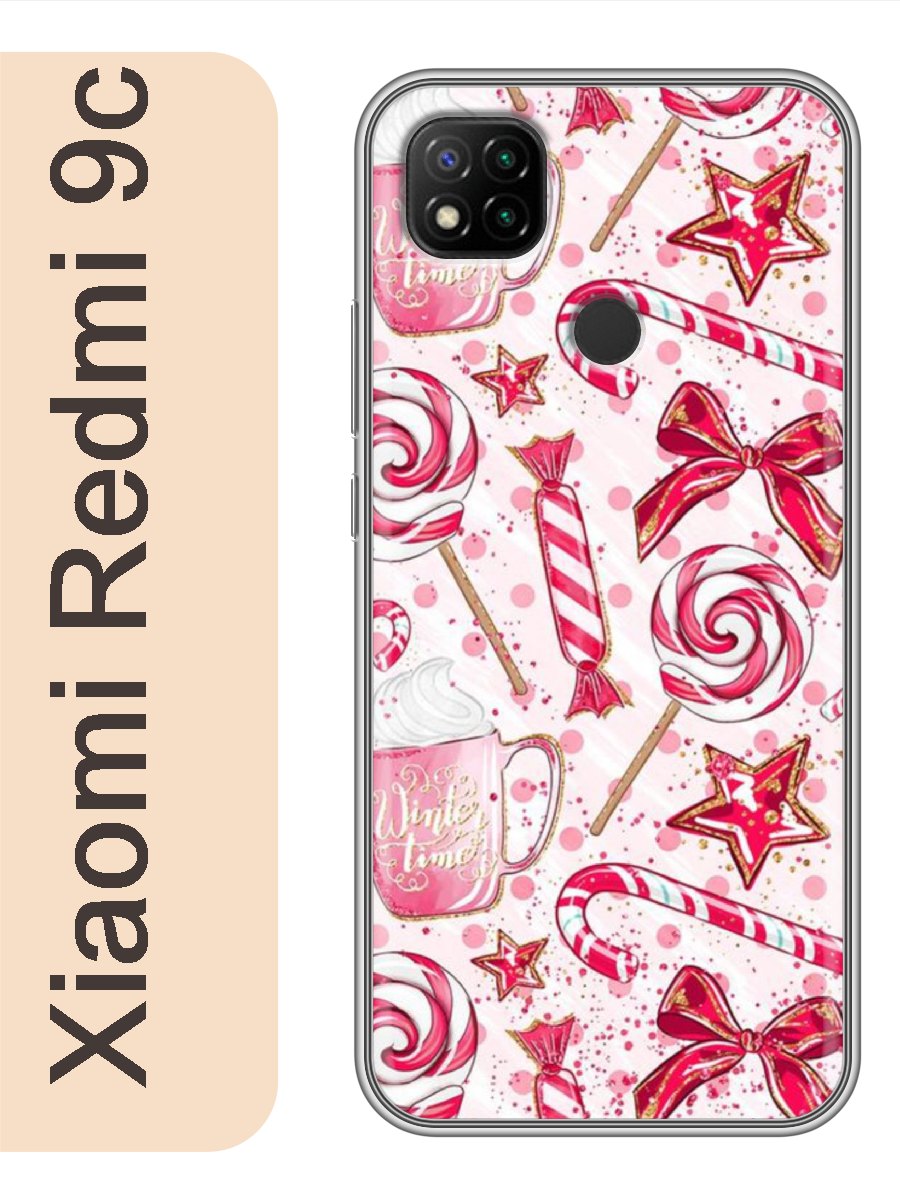 

Чехол на Xiaomi Redmi 9c зимний фон 420, Прозрачный, red9cnewy