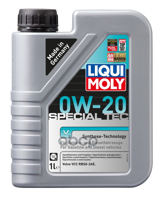 

Моторное масло LIQUI MOLY Special Tec V 0w20 1л