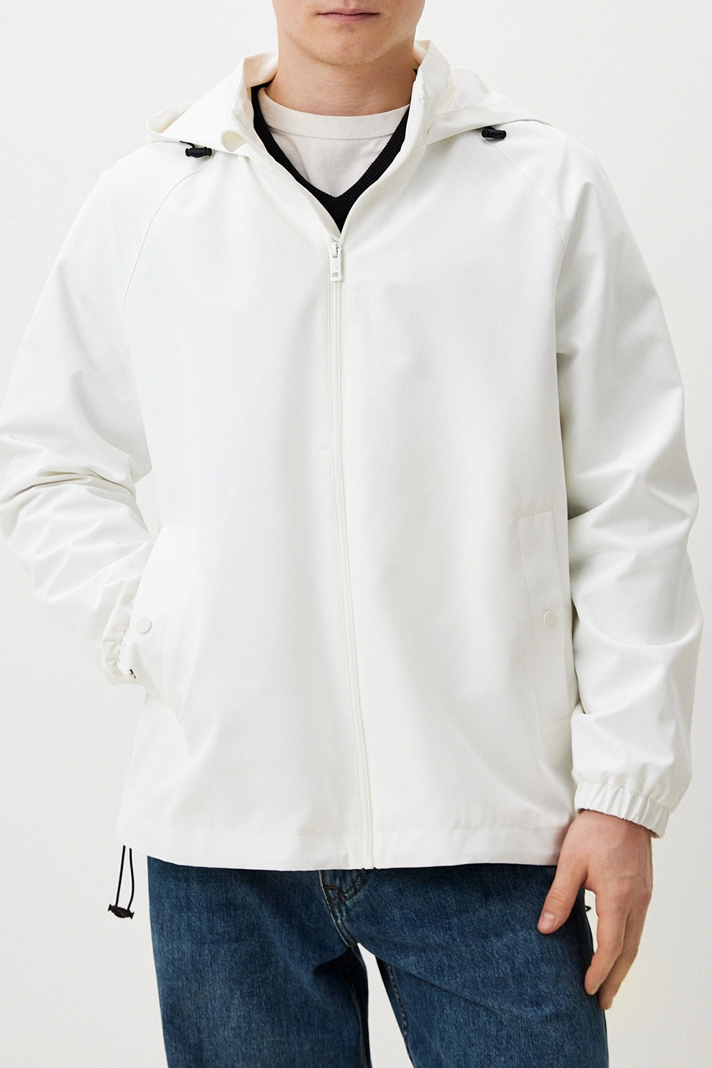 

Ветровка мужская MARCO DI RADI MDR24019318-002 белая 54 RU, Белый, MDR24019318-002