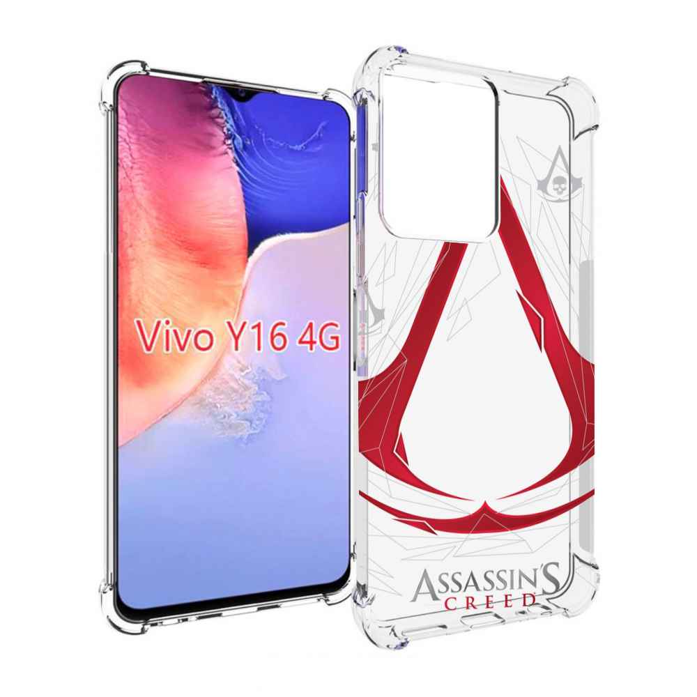 

Чехол MyPads ассасин-крид-знак для Vivo Y16 4G/ Vivo Y02S, Прозрачный, Tocco