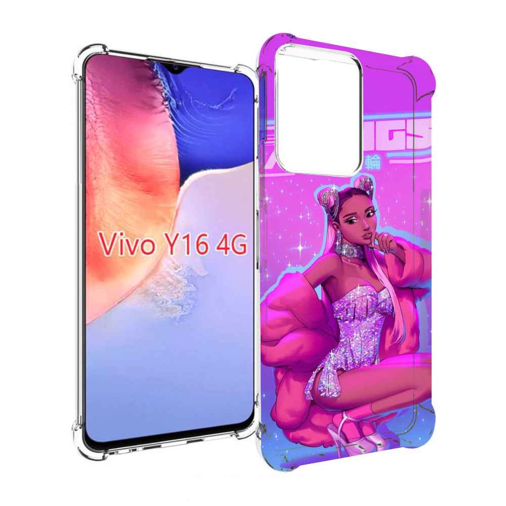 

Чехол MyPads ариана-гранде для Vivo Y16 4G/ Vivo Y02S, Прозрачный, Tocco
