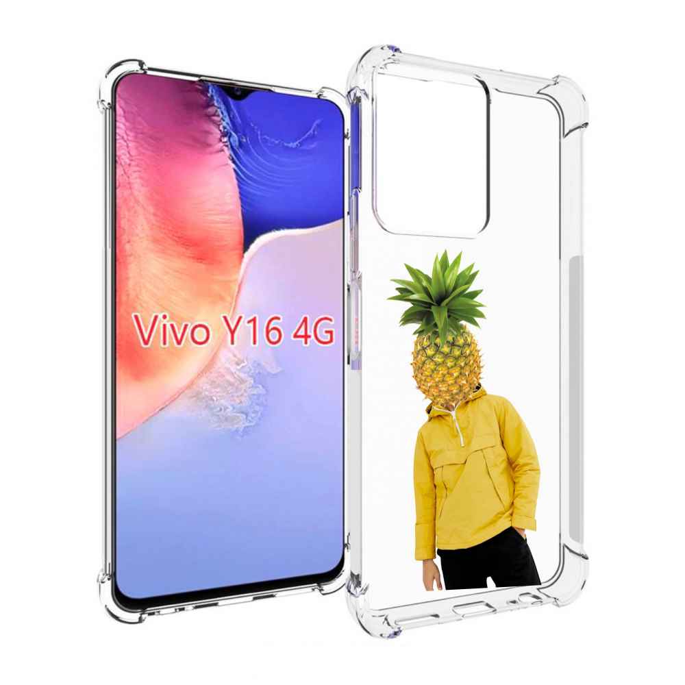 

Чехол MyPads ананасовая-голова для Vivo Y16 4G/ Vivo Y02S, Прозрачный, Tocco