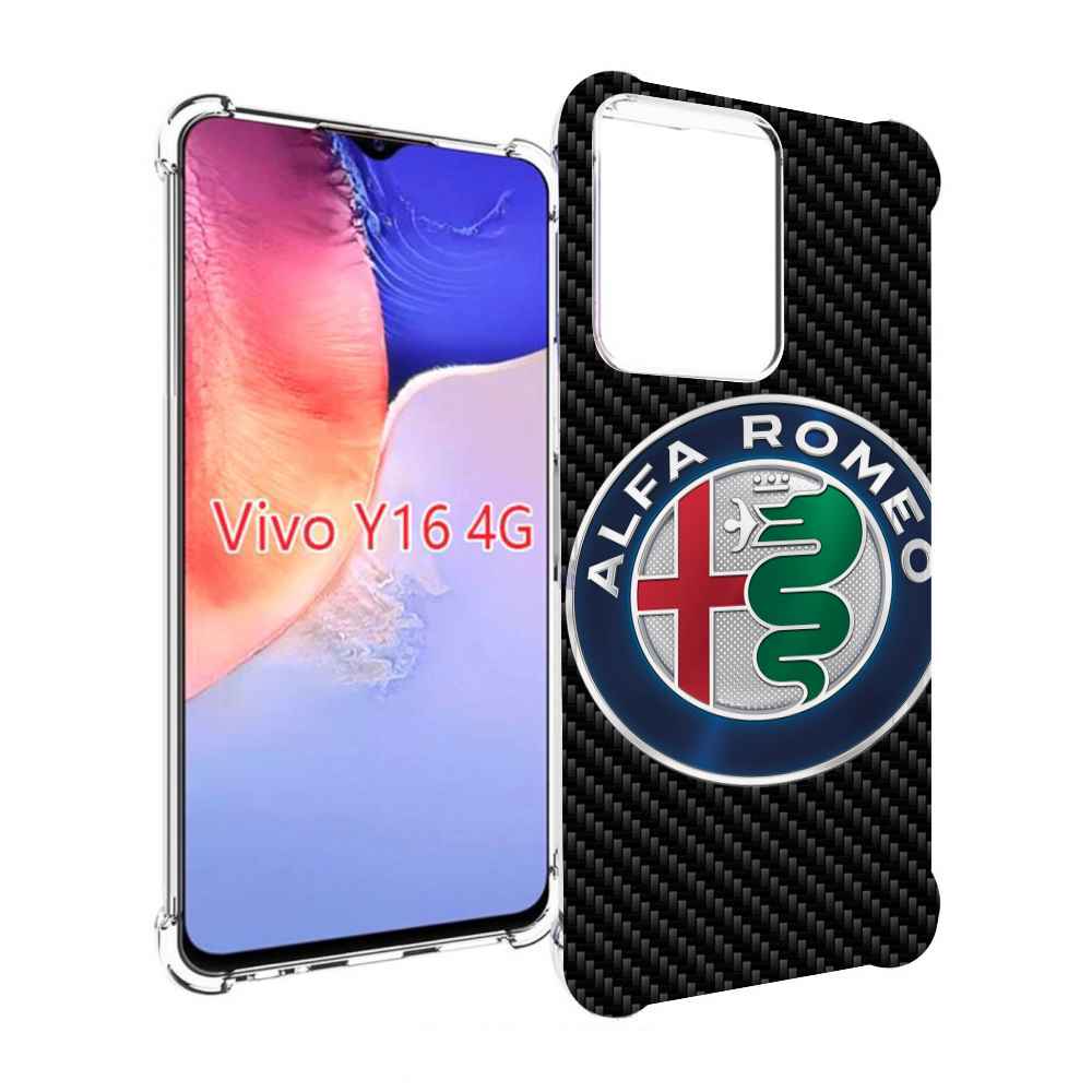 

Чехол MyPads альфа-ромео мужской для Vivo Y16 4G/ Vivo Y02S, Прозрачный, Tocco