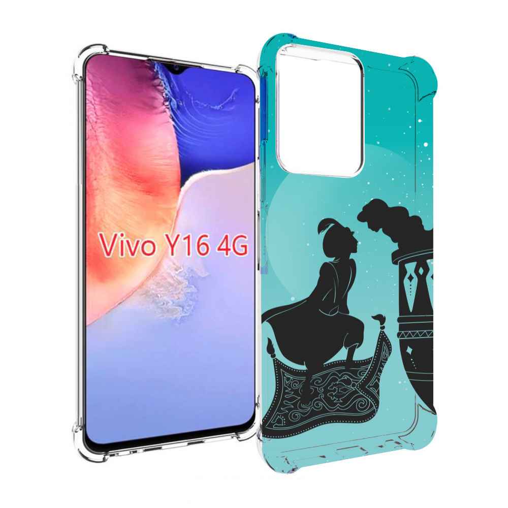 

Чехол MyPads алладин тень для Vivo Y16 4G/ Vivo Y02S, Прозрачный, Tocco