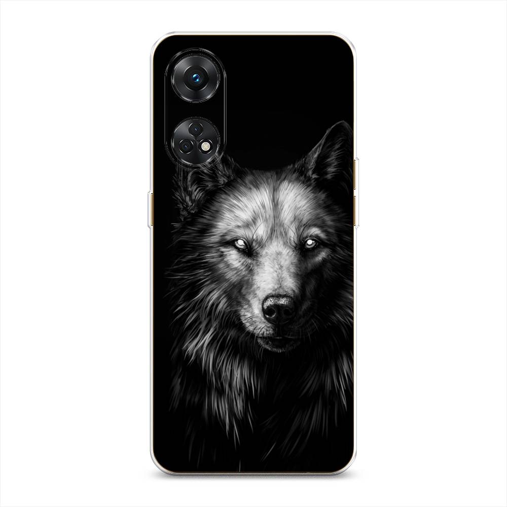 

Чехол Awog на Oppo Reno 8T 4G "Волк черно белый", Серый;бежевый;белый, 2513250-1