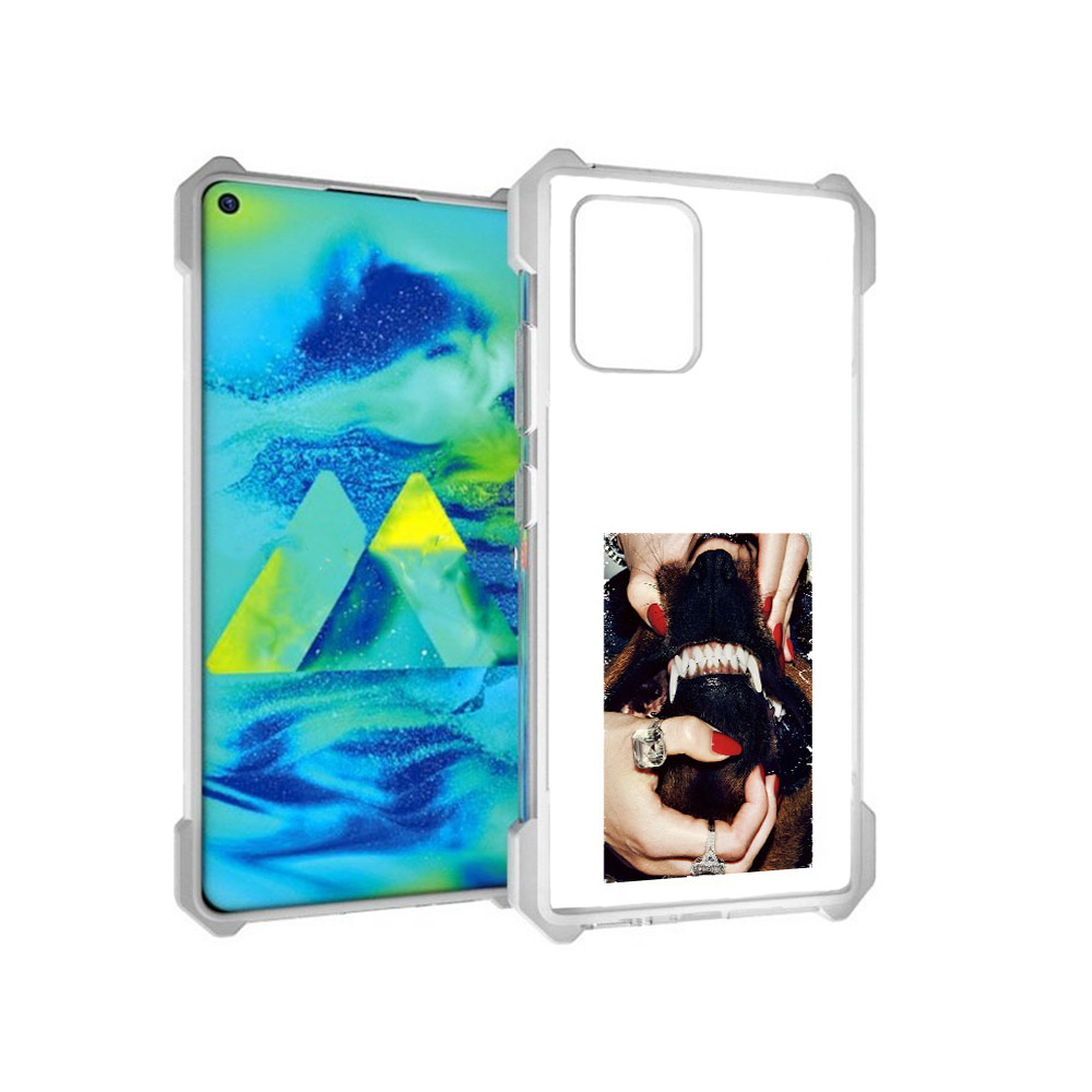 

Чехол MyPads Tocco для Samsung Galaxy S10 Lite маникюр (PT143840.502.457), Прозрачный, Tocco