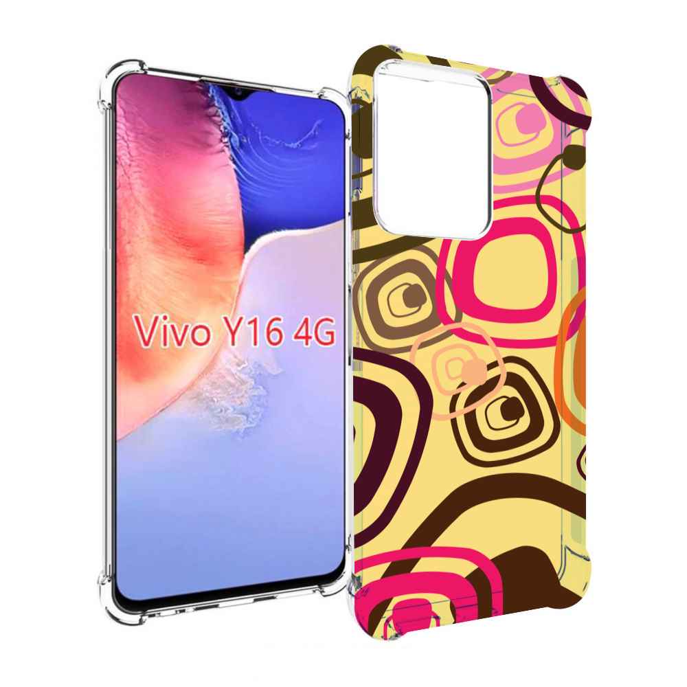 

Чехол MyPads абстракция-на-желтом-фоне для Vivo Y16 4G/ Vivo Y02S, Прозрачный, Tocco