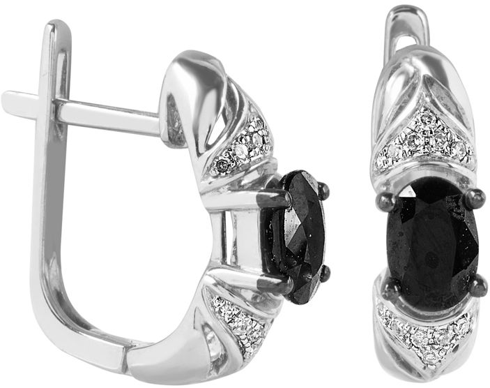 

Серьги женские из золота Ивел 2000012959004, сапфир/бриллиант, 2000012959004