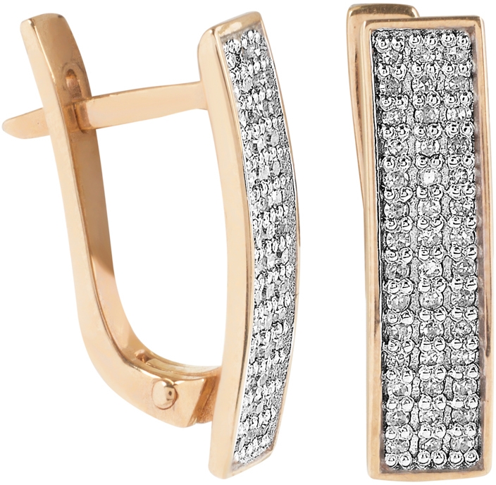 

Серьги женские из золота Ивел 16049734, бриллиант, 16049734