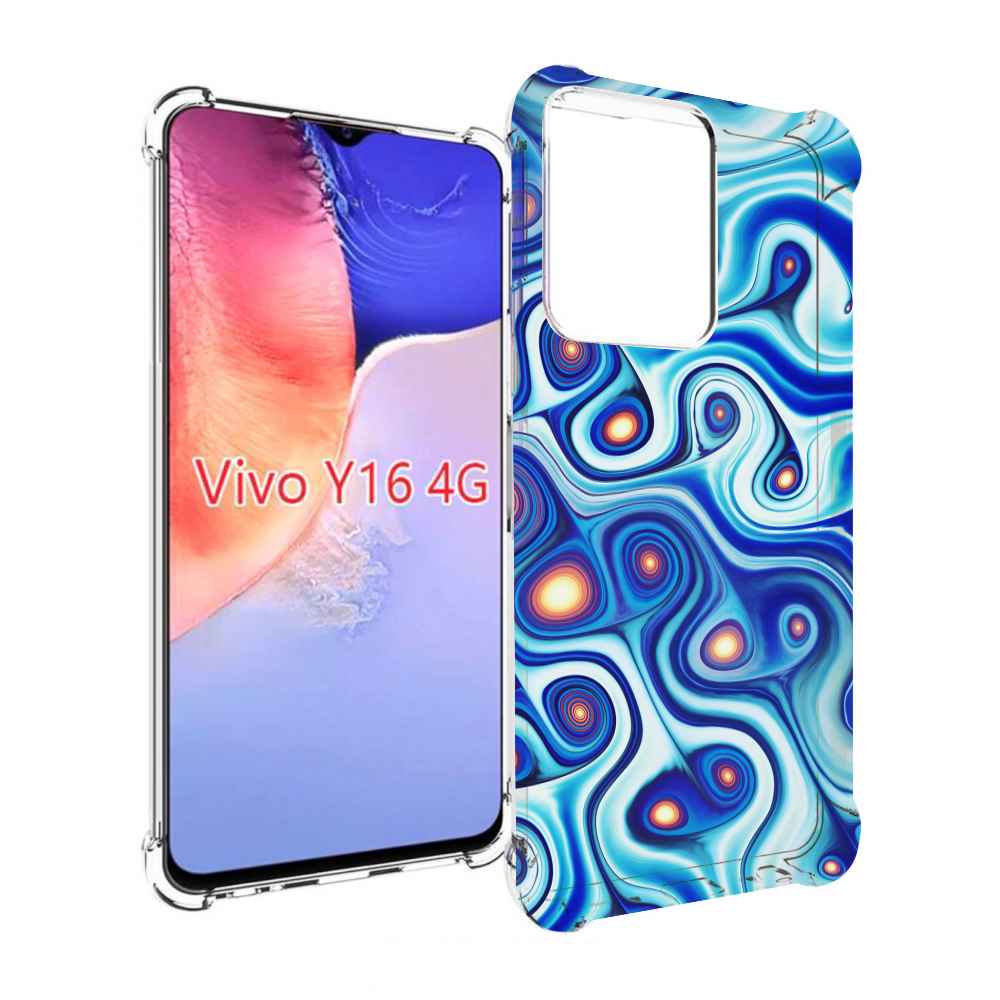 

Чехол MyPads абстрактная-текстура для Vivo Y16 4G/ Vivo Y02S, Прозрачный, Tocco