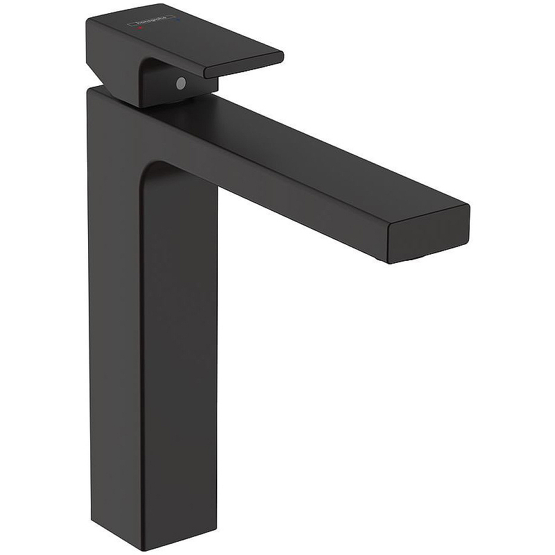 фото Hansgrohe смеситель для раковины hansgrohe vernis shape 71562670 черный матовый