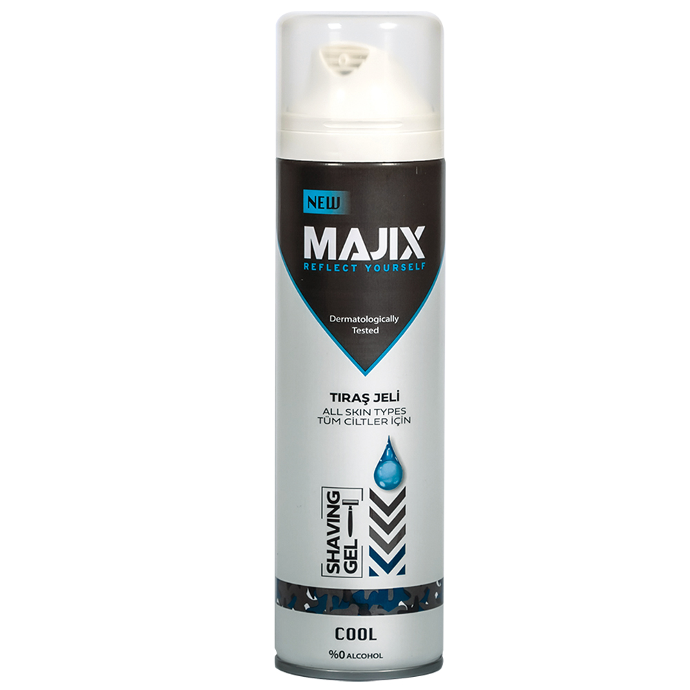 Гель для бритья Majix Cool 200 мл cool rule supplement станки для бритья одноразовые легкое скольжение черные 5 шт