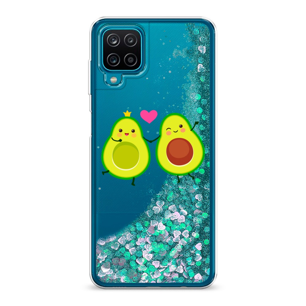 

Жидкий чехол с блестками "Авокадо любят" на Samsung Galaxy A12, 2101695-1