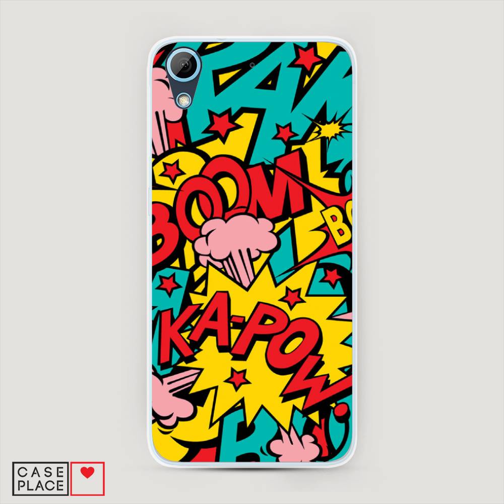 

Чехол Awog на HTC Desire 626 / Эйчтиси Дизайр 626 "Постер pop art", Разноцветный, 101350-9
