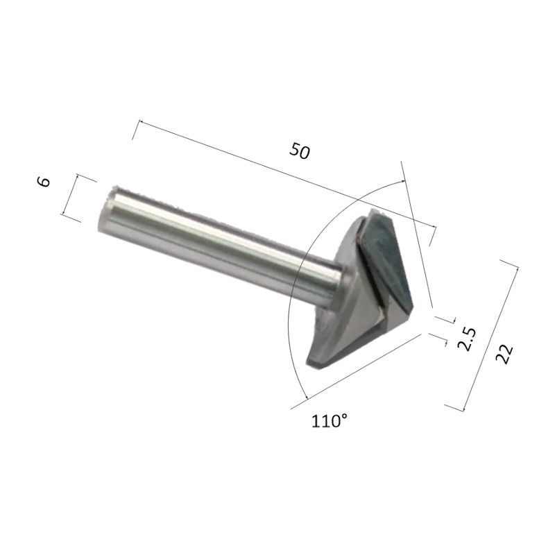

Фреза сгибочная для АКП с твердосплавными пластинами DJTOL ATV62211025 для станка ЧПУ, ATV_ATV62211025