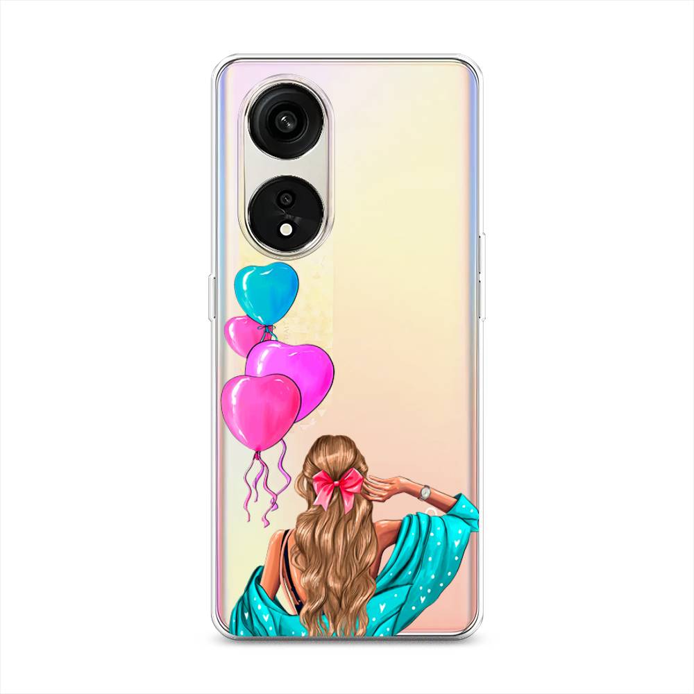 

Чехол Awog на Oppo Reno 8T 5G "День Рождения", Голубой;розовый;бежевый, 2513150-7