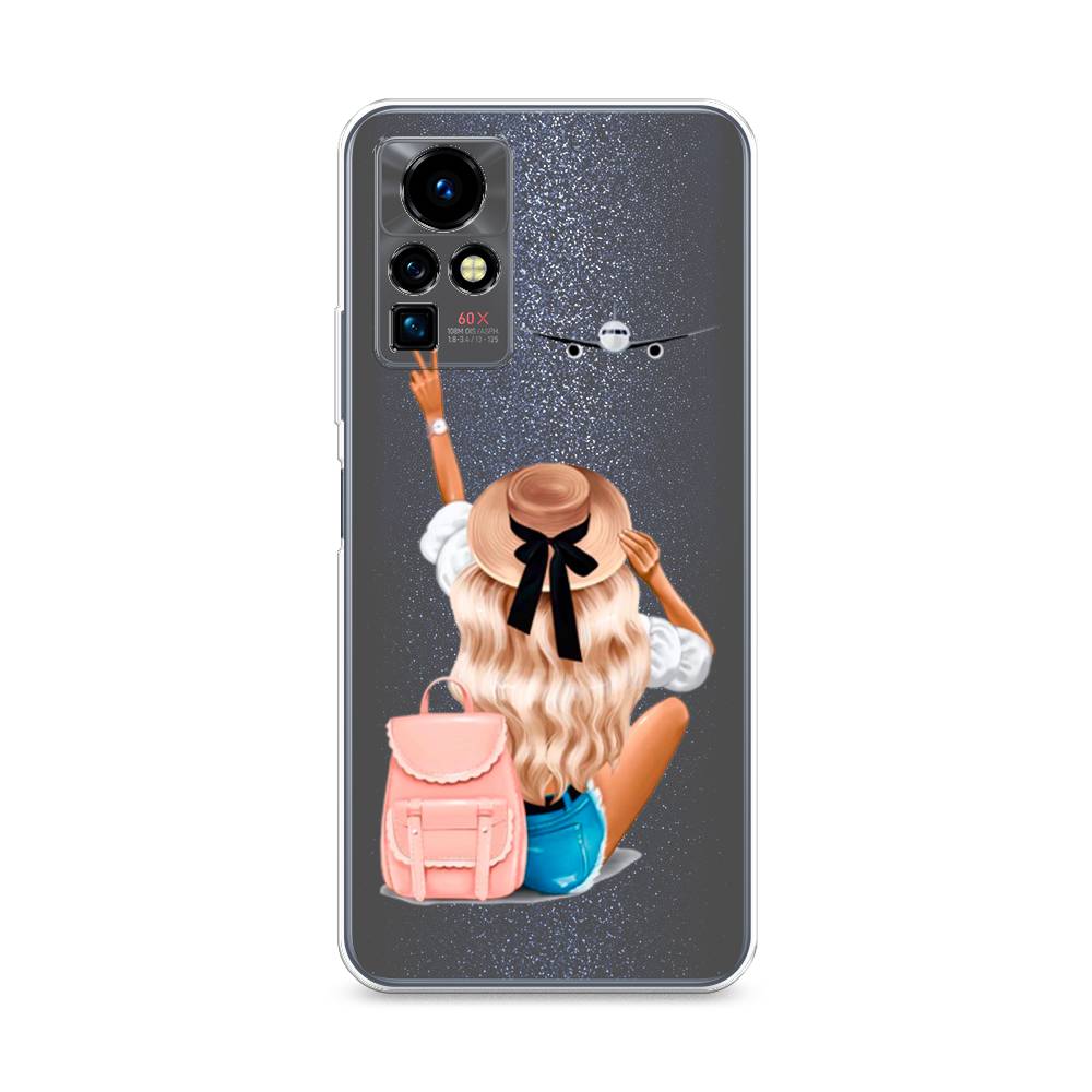 

Чехол Awog на Infinix Zero X Pro "Автостопом самолетом", Разноцветный, 3101150-7