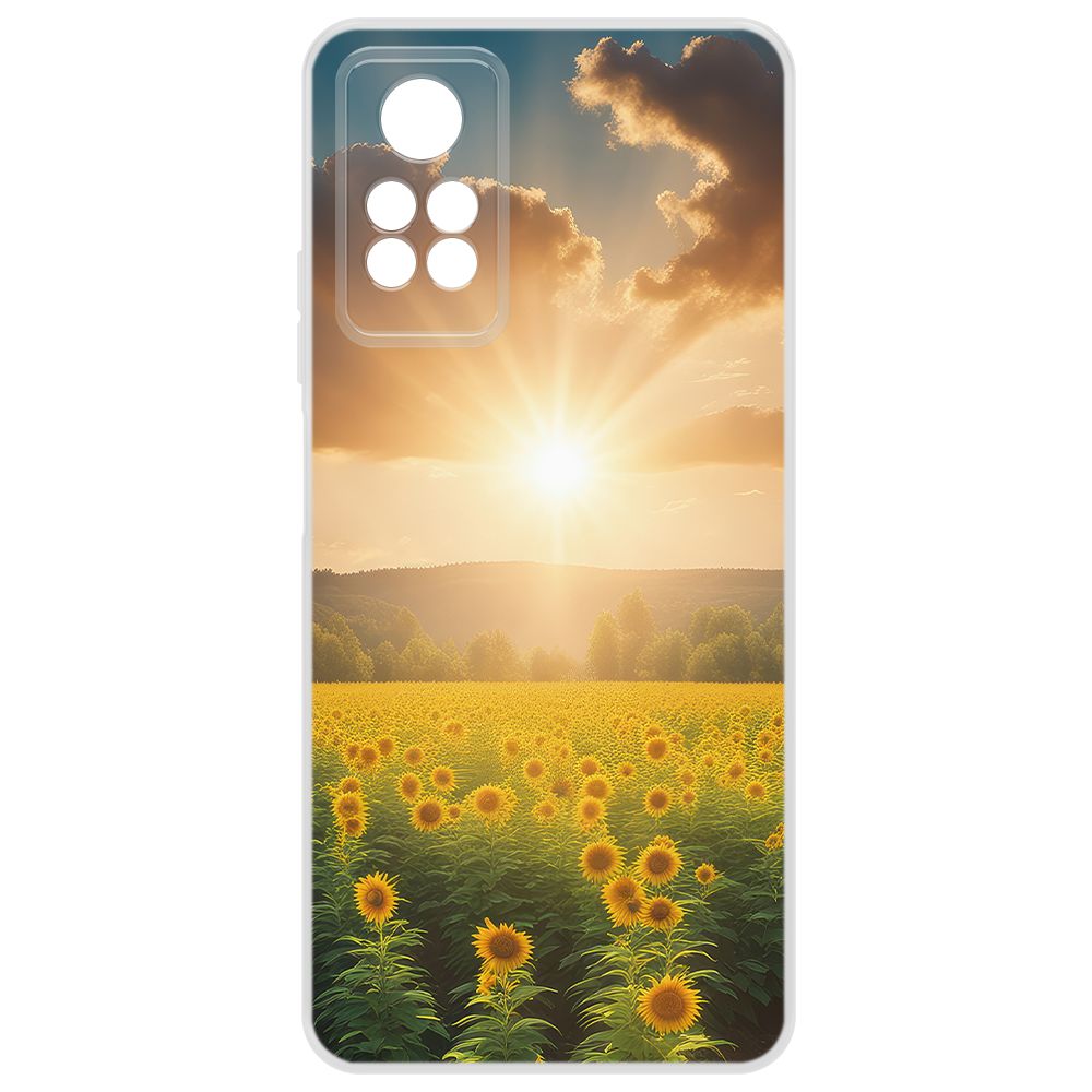 

Чехол-накладка Krutoff Clear Case Солнечно для Xiaomi Redmi Note 12 Pro 4G, Прозрачный