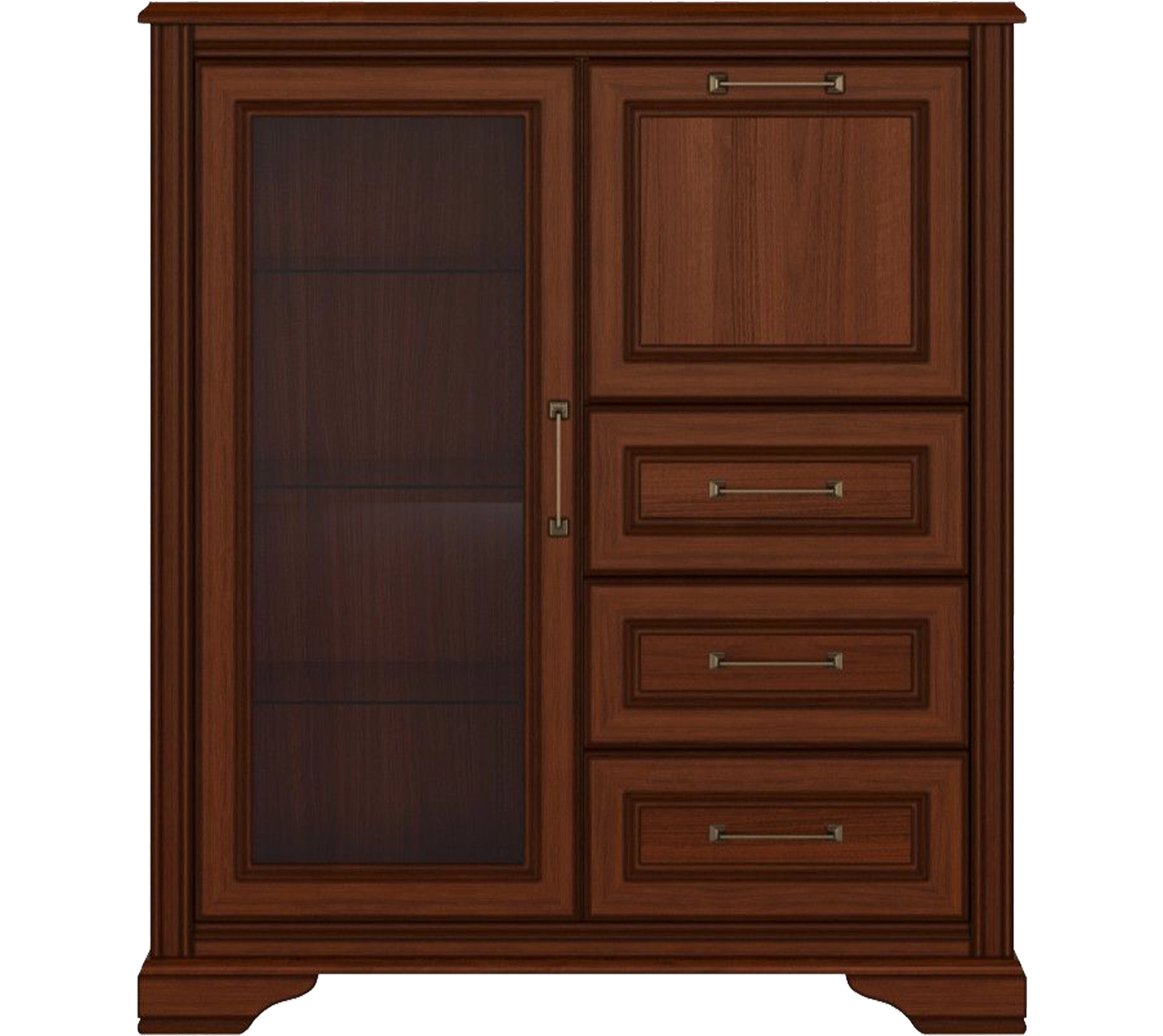 

Тумба Stylius KOM1W1B3S (Орех донской), Коричневый, Stylius KOM1W1B3S