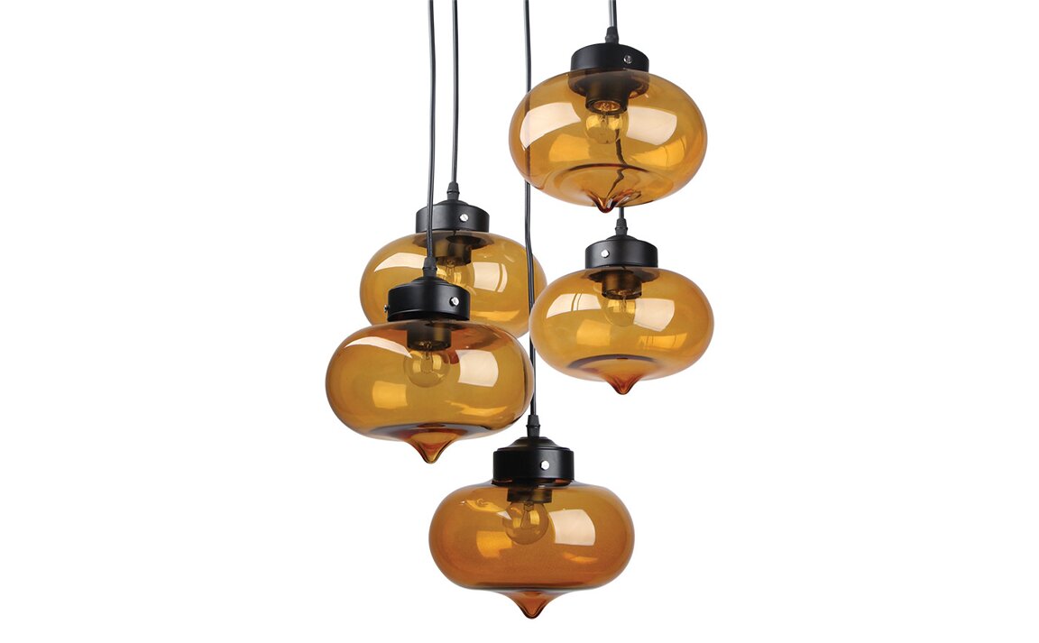 

Люстра Lumin'Arte Glass CLG0010560 E27 коричневая