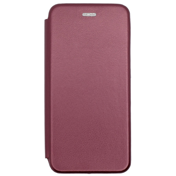 фото Чехол книжка для xiaomi redmi 9c book cover бордовый zibelino