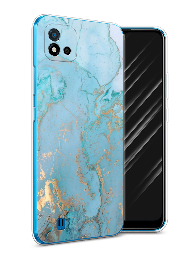 

Чехол Awog на Realme C11 (2021) "Голубой мрамор рисунок", Разноцветный, 257550-3