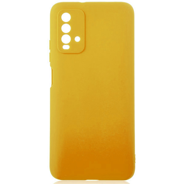 

Силиконовый чехол для Xiaomi Redmi 9T Soft Matte с защитой камеры Желтый