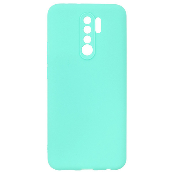 

Силиконовый чехол для Xiaomi Redmi 9 Soft Matte с защитой камеры Бирюзовый