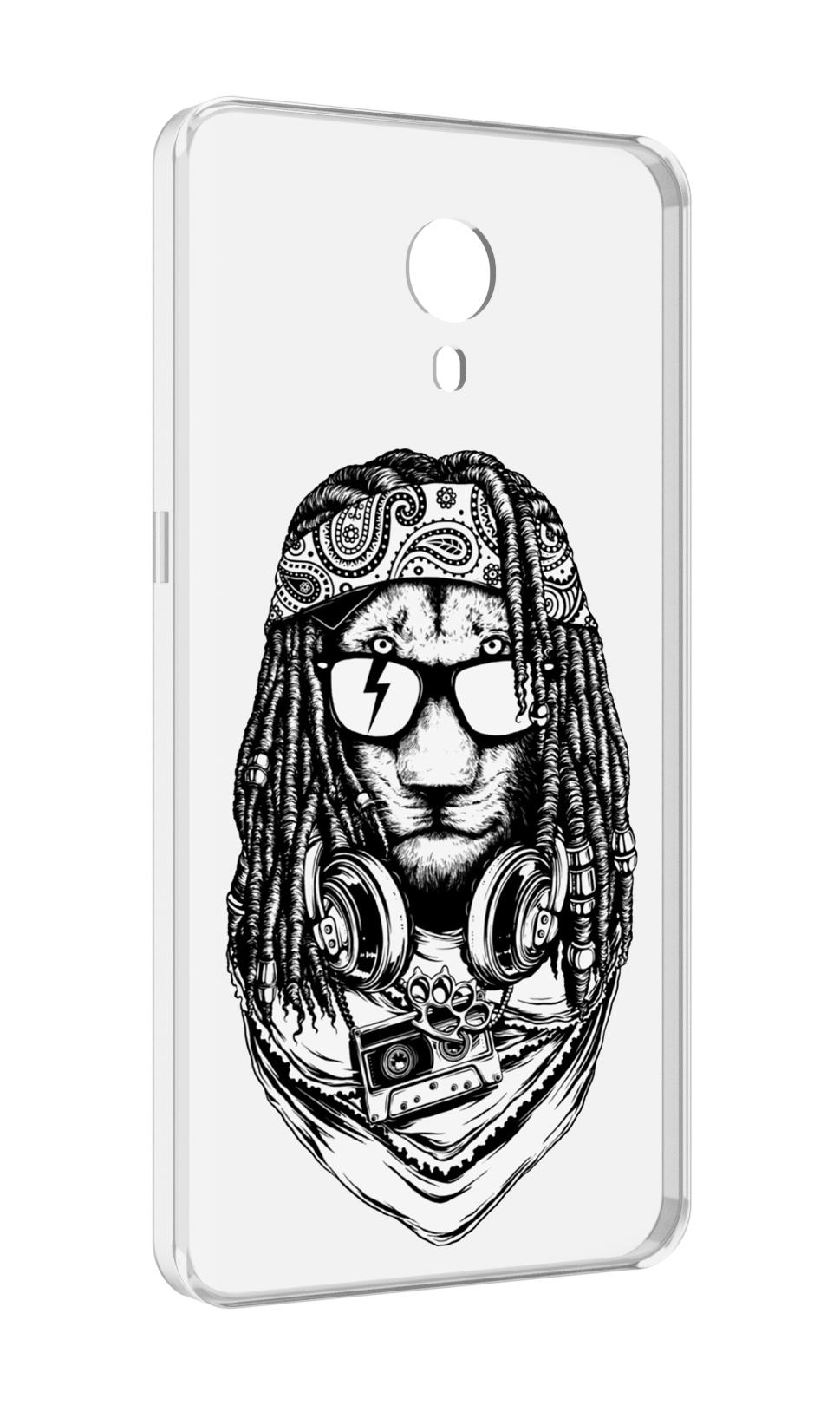 

Чехол MyPads дреды льва для Meizu M3 Note, Прозрачный, Tocco